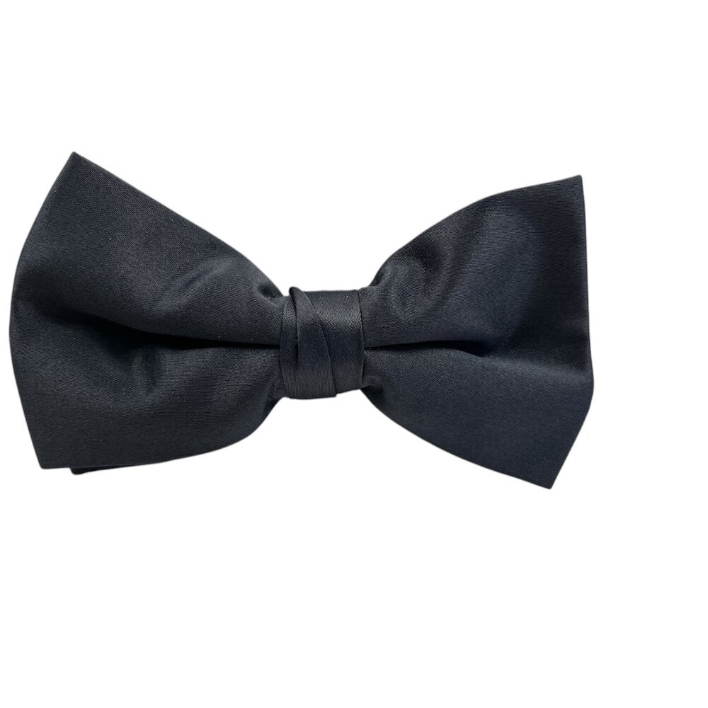 Bow Tie -Silk - Dark Gray / Men's / Unisex - Clip-On - NWT